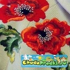 Вышивка на пальто