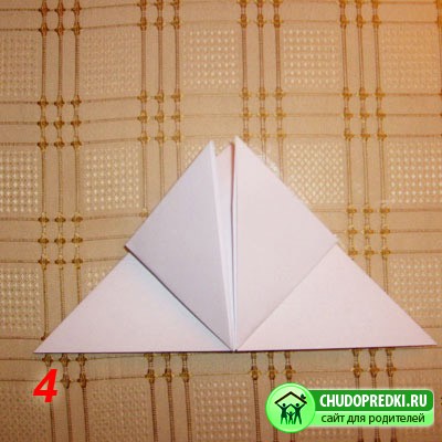 Оригами для детей. Оригами - тюльпан