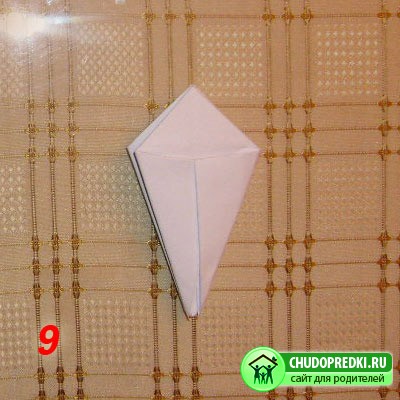 Оригами для детей. Оригами - тюльпан