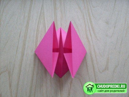 Сердце-оригами. Мастер класс