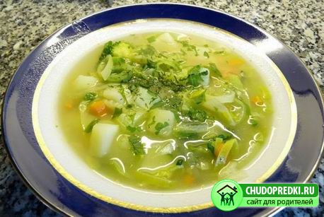 Овощные супы для детей