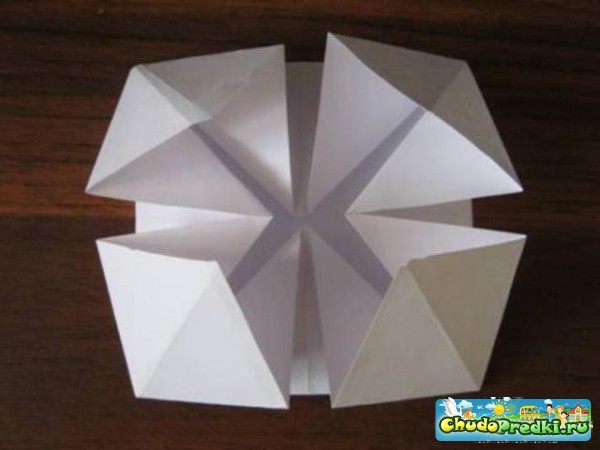 Оригами. Объемная открытка для мамы. Мастер класс с пошаговыми фото