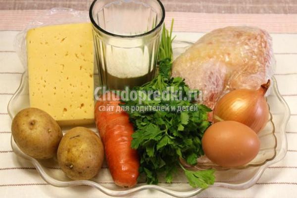 Суп куриный с клецками по-деревенски – кулинарный рецепт