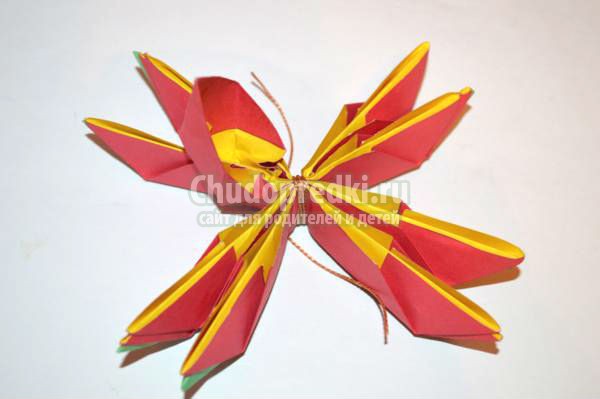 модульное оригами. Цветок лотоса