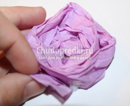 Как сделать из бумаги цветок
