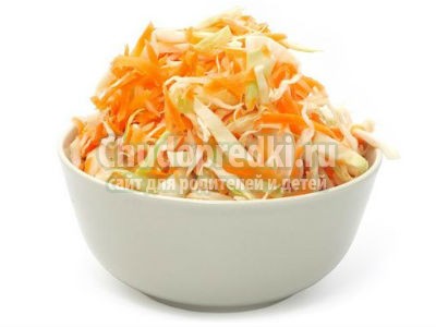 Салат из капусты с морковью
