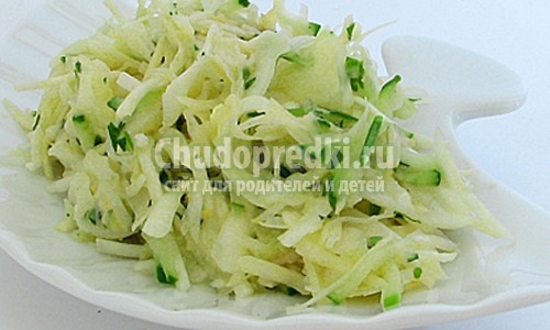 Салат из капусты с уксусом