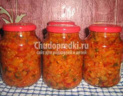 Салат из баклажанов и помидоров: рецепты с подробными фото