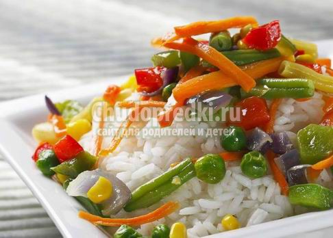 Рис с овощами: рецепты на любой вкус