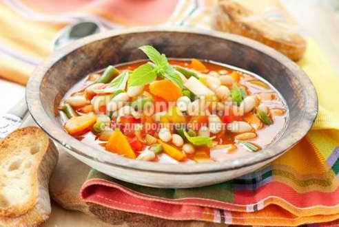 Суп из овощей. Польза, калорийность и варианты приготовления