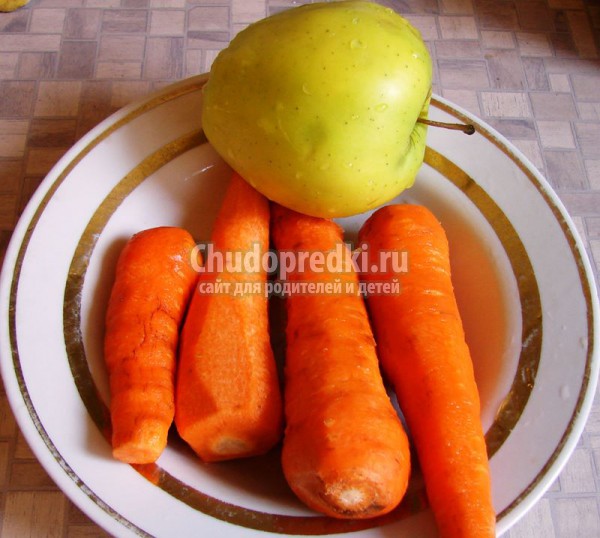 Морковь с яблоками консервированная