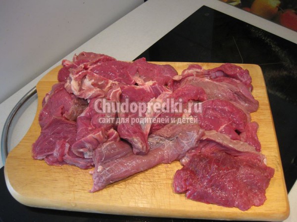 Мясные отбивные из говядины в духовке
