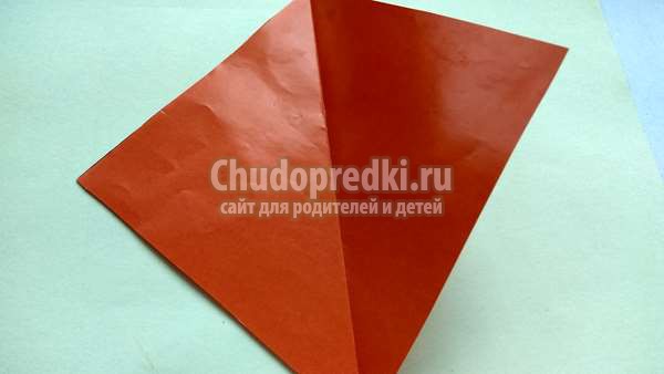 Собака оригами из бумаги