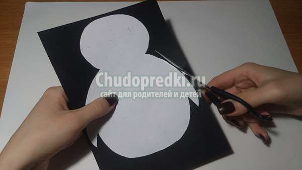 Объемный пингвин из бумаги