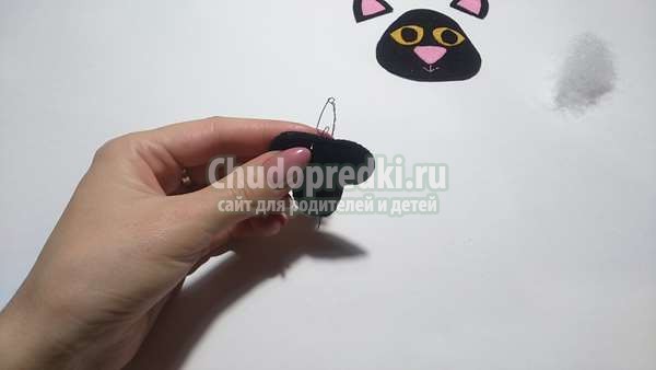 Поделки на Хэллоуин черный кот