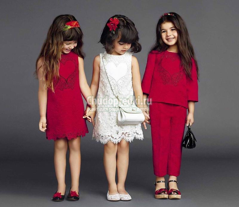 Детская одежда для девочек от Dolce&Gabbana