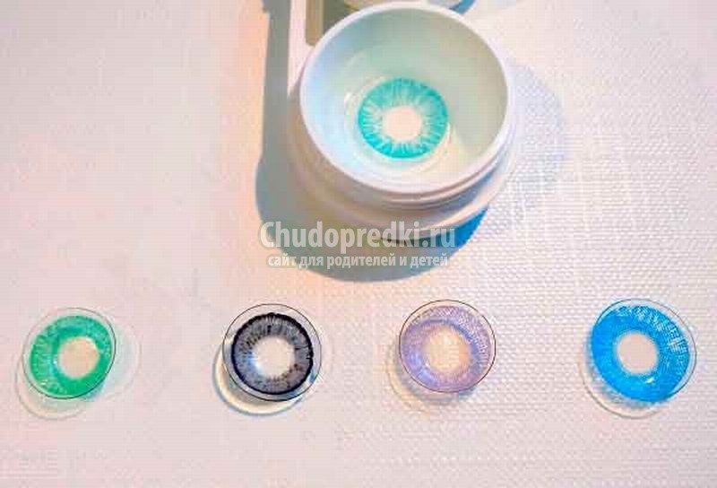 Цветные контактные линзы: правила выбора