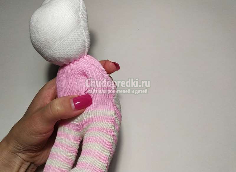 игрушка зайчик из носков