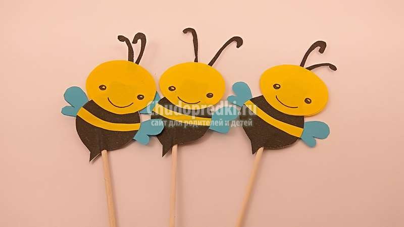 шпажки - пчелки для детских канапе