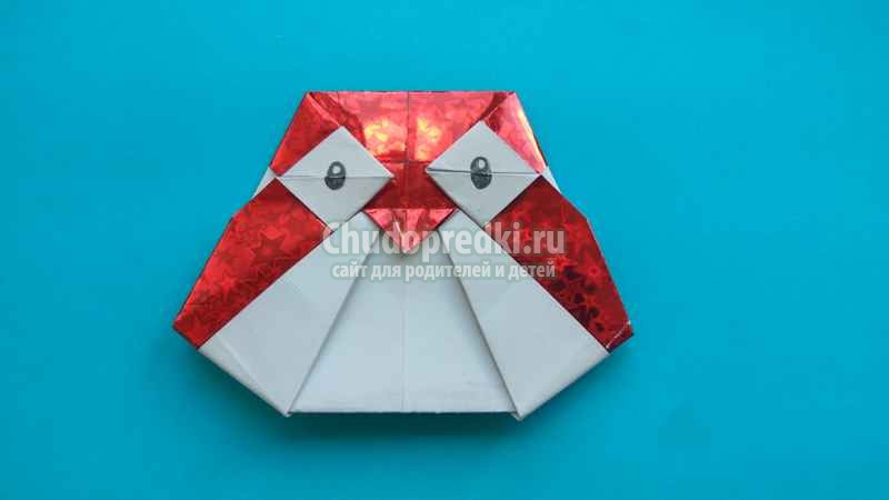 Сова оригами
