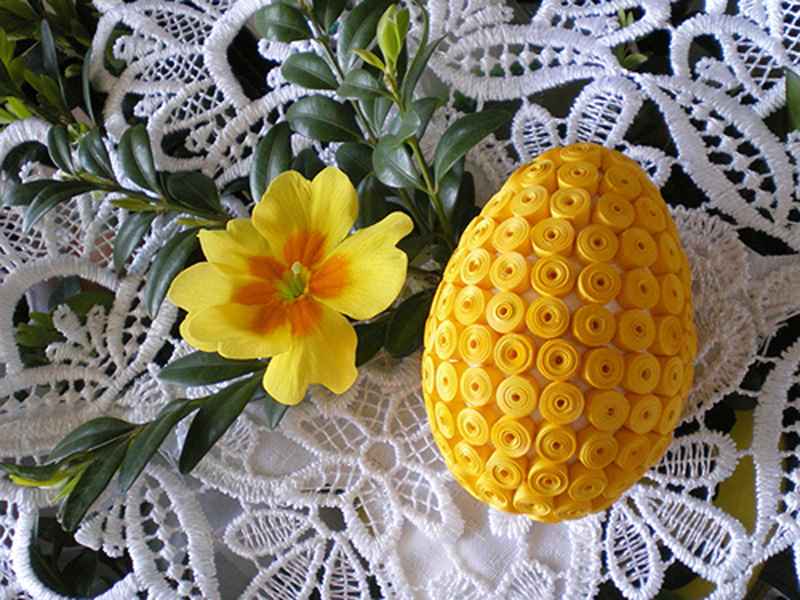 украшение для яйца на Пасху