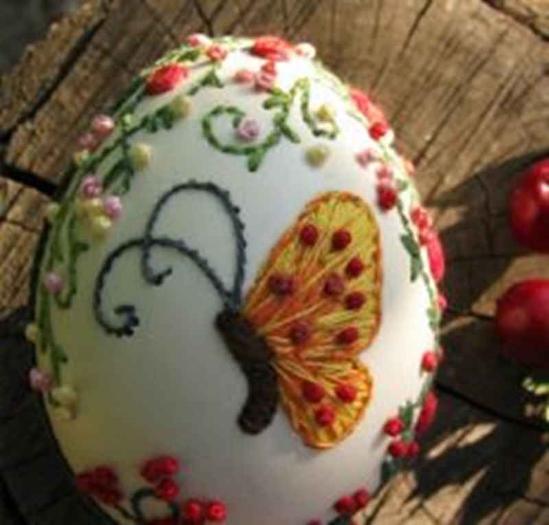 украшение для яйца на Пасху